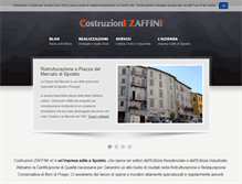 Tablet Screenshot of costruzionizaffini.com